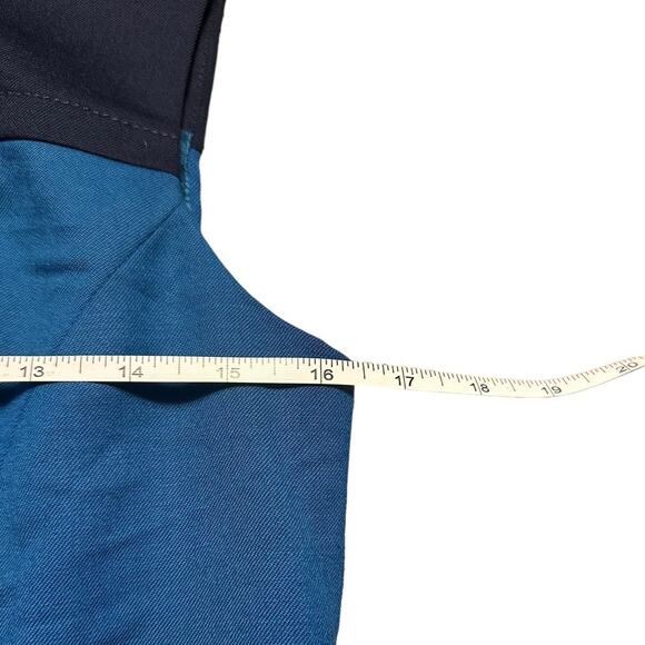 Pendleton Woolen Mills Shift Dress Teal Navy Blue Size 4 Sleeveless - Picture 5 of 7